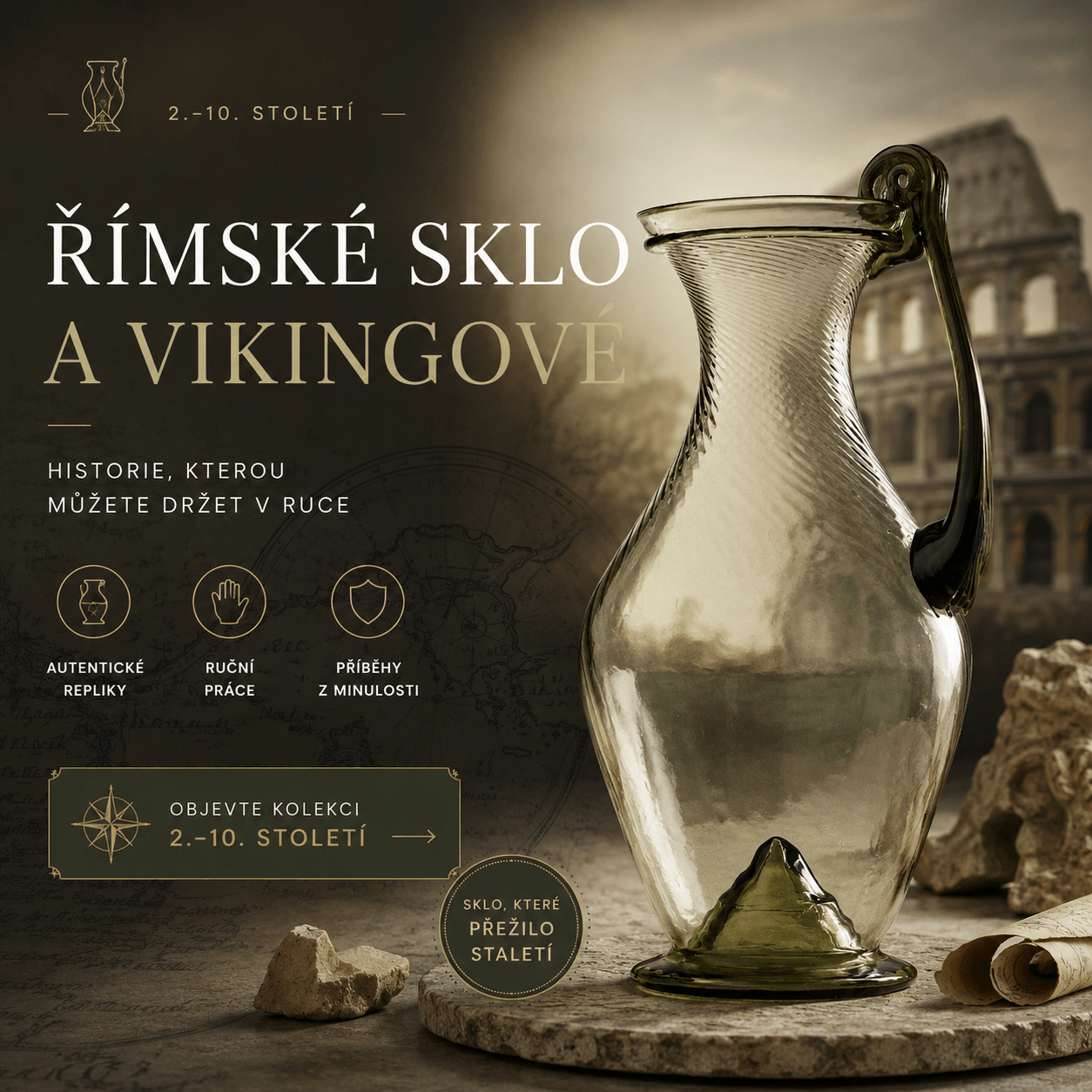 Římské sklo a vikingové